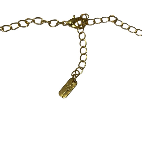 Christina Collection NWOT - Womens Gold Toned and Crystal Necklace - Picture 6 of 6